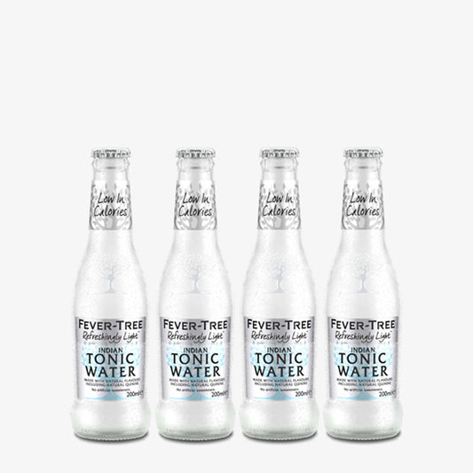 Fever-Tree Refreshingly Light Indian Tonic Water 輕盈湯力水 (4 Bottles x 200ml)