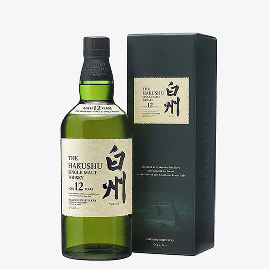 白州 12 年 日本單一麥芽威士忌 Hakushu 12 Years Single Malt Whisky (禮盒裝) 700ml